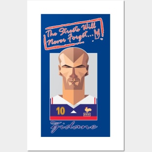 OG Ballers - The Streets series - ZINEDINE ZIDANE Posters and Art